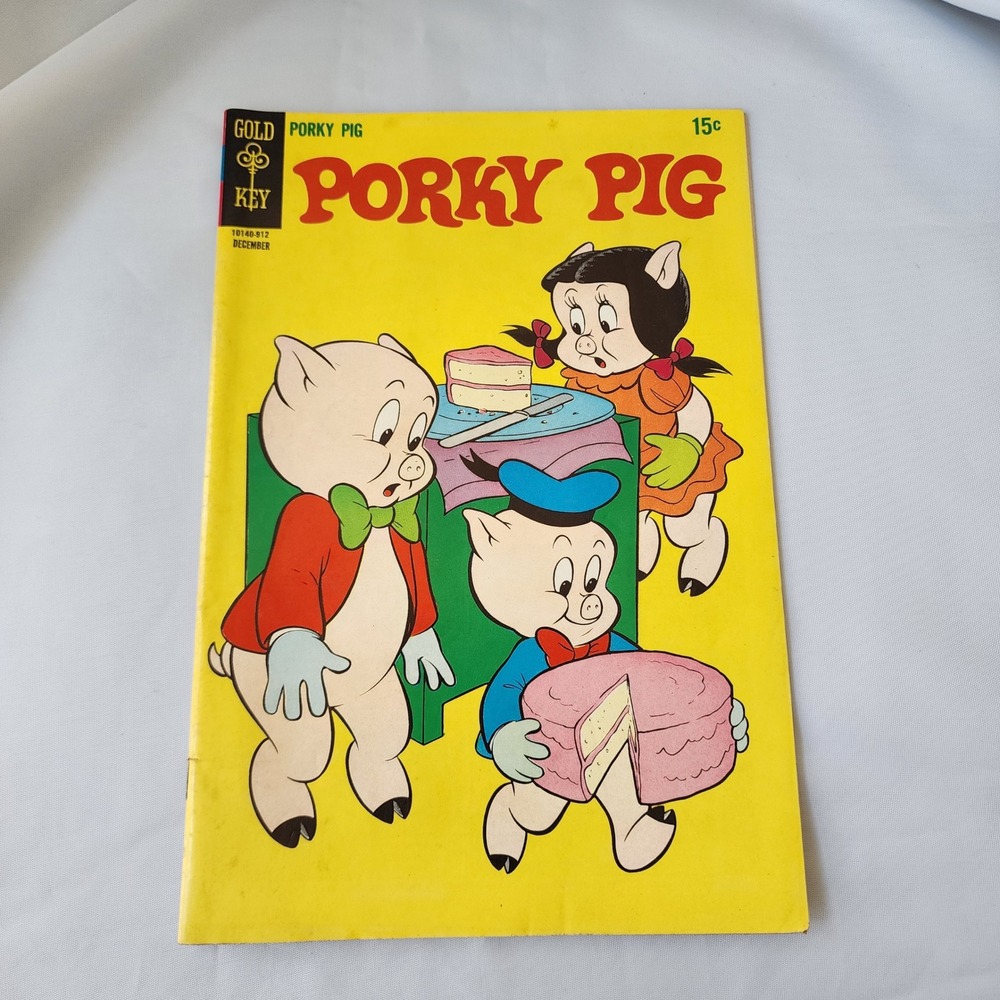 Vintage Porky Pig Comic Book Gold Key #27 December 1963 Issue VG Key Classic B&B